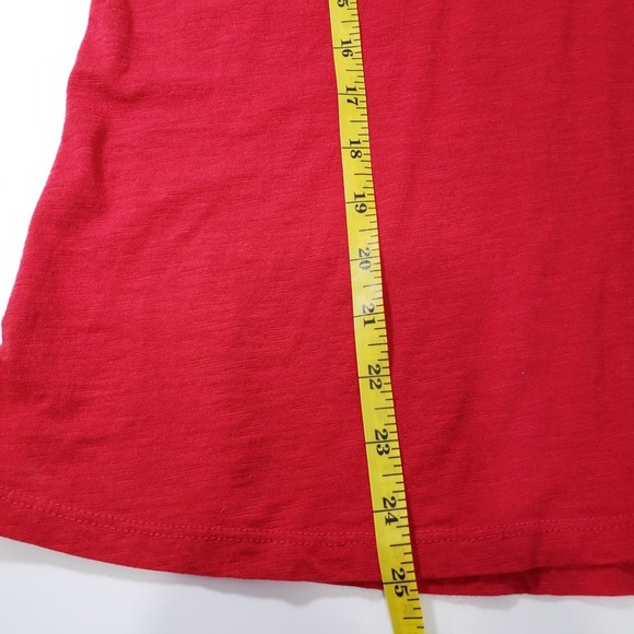 New Directions Red 3/4 Sleeve Blouse with Embroidery and Bell Sleeves, Size PL - Picture 9 of 10